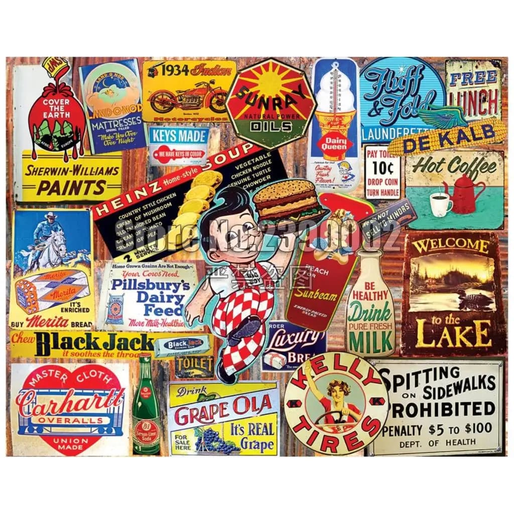 DIY Full Diamond Embroidery 5D Diamond Painting Mosaic Cross Stitch Nostalgic Collages Art Needlework for Vintage Home Decor