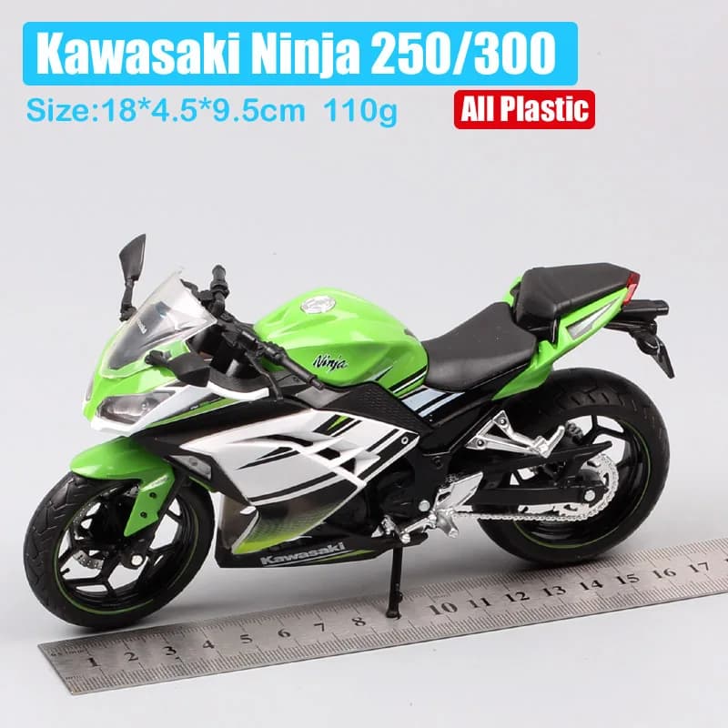 2013 Kawasaki Ninja 250R SE 300 Race Scale Motorcycle Toy - 1/12 Automaxx Diecasts & Toy Vehicles - Sports Bike Model Replica