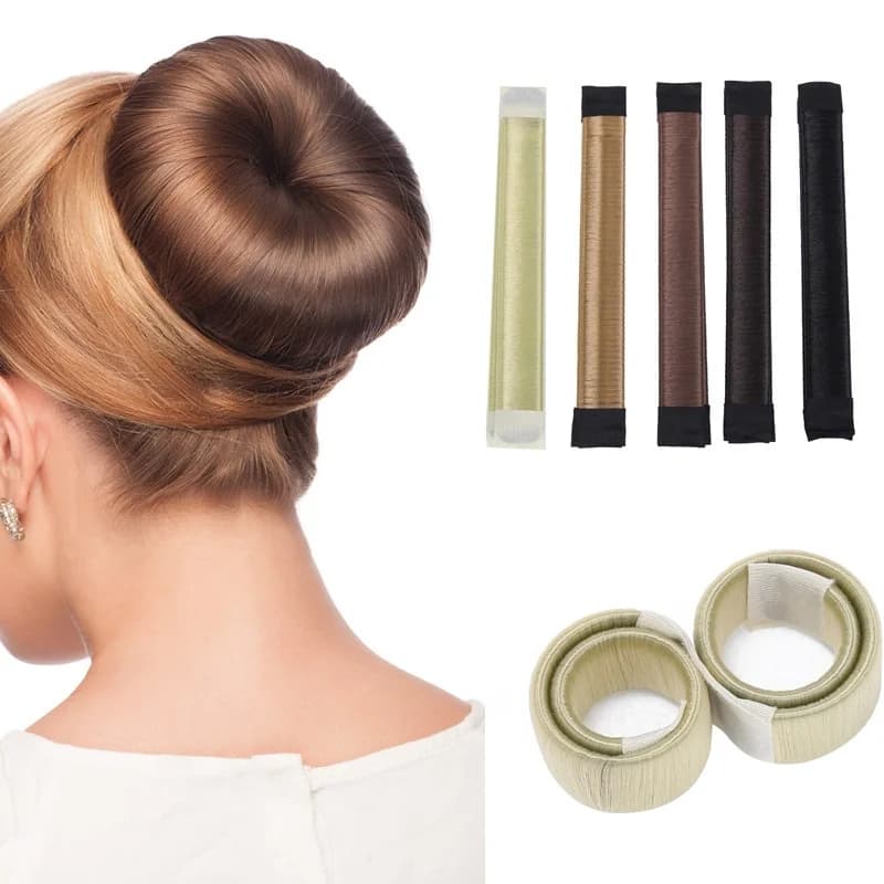 Fashion Magic Hair Bun Maker – Easy Donut Bun & French Twist Clip for Women’s Hairstyles
