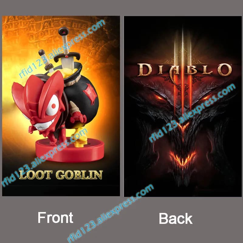 Diablo Loot Goblin NFC Amiibo Card Printing Card
