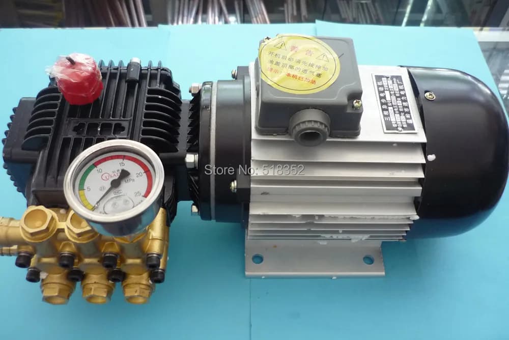 TZ-310 High Pressure Water Pump 0-11mpa 550W with Ceramic Plunger YS80-4 3 Phase Asynchronous Motor - Ideal for EDM Drilling Machines Parts