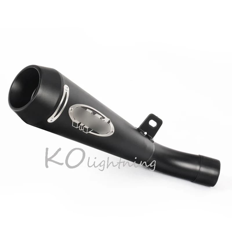 Kawasaki ZX6R ZX636 Motorcycle Exhaust Muffler Pipe Slip-On Black Exhaust System 2009-2016
