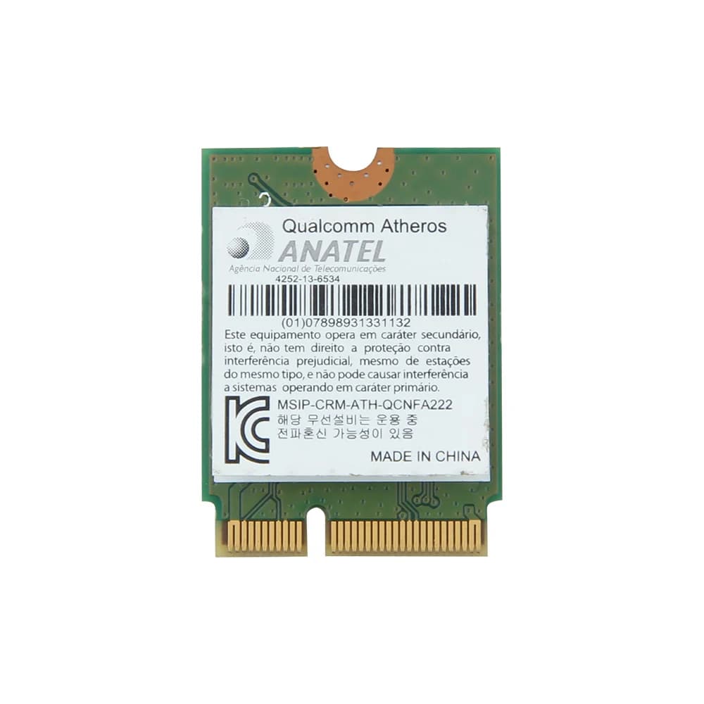 Wireless Dual Band 300Mbps 2.4GHz/5GHz 802.11a/b/g/n Wifi + Bluetooth BT 4.0 NGFF Wlan Card with Atheros QCNFA222 AR5BWB222