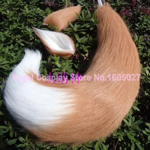 Handmade Anime Spice and Wolf Holo Cosplay Ears & Tail Set - Various Lengths