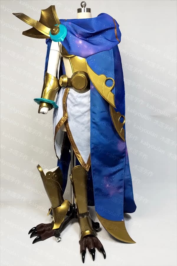 LOL Cosmic Dusk Xayah Cosplay Costume - Premium Quality Made-to-Order Option