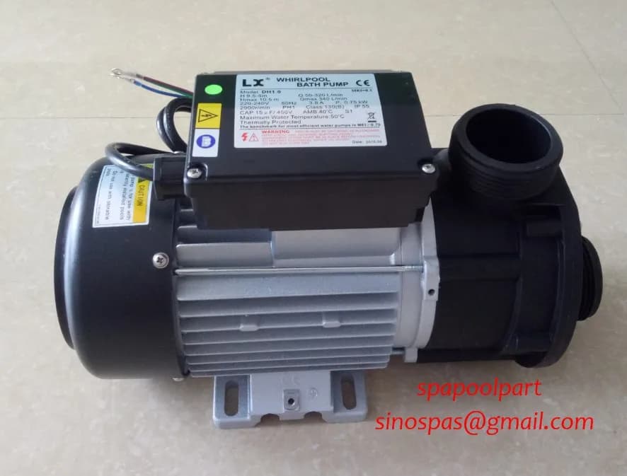 Whirlpool LX DH1.0 Hot Tub Spa Bath Pump 1HP 750W - Fits Spa Circulation Pump - Global Lowest Price