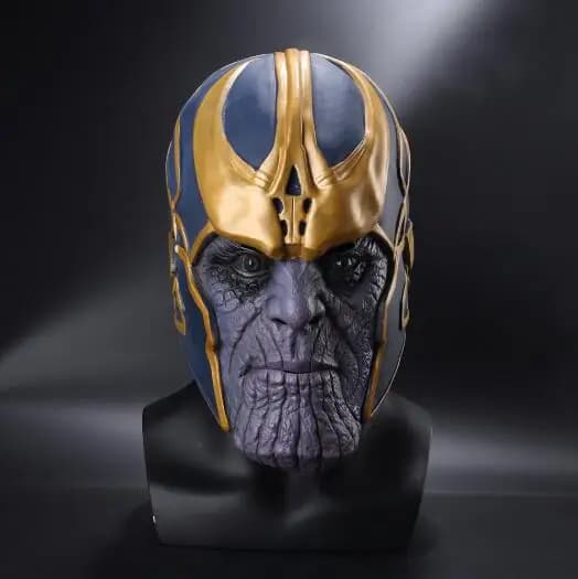 The Avengers Of The Tanos Infinity Gauntlet Cosplay Schemes For The Brazier Prop HALLOUIN Hard Latex Avengers: Infinity War Mask