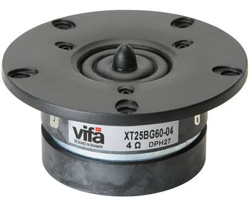 Original VIFA XT25BG60-04 4-inch Dual Magnet Silk Dome Tweeter Speaker Set for Home Audio (2 pieces)