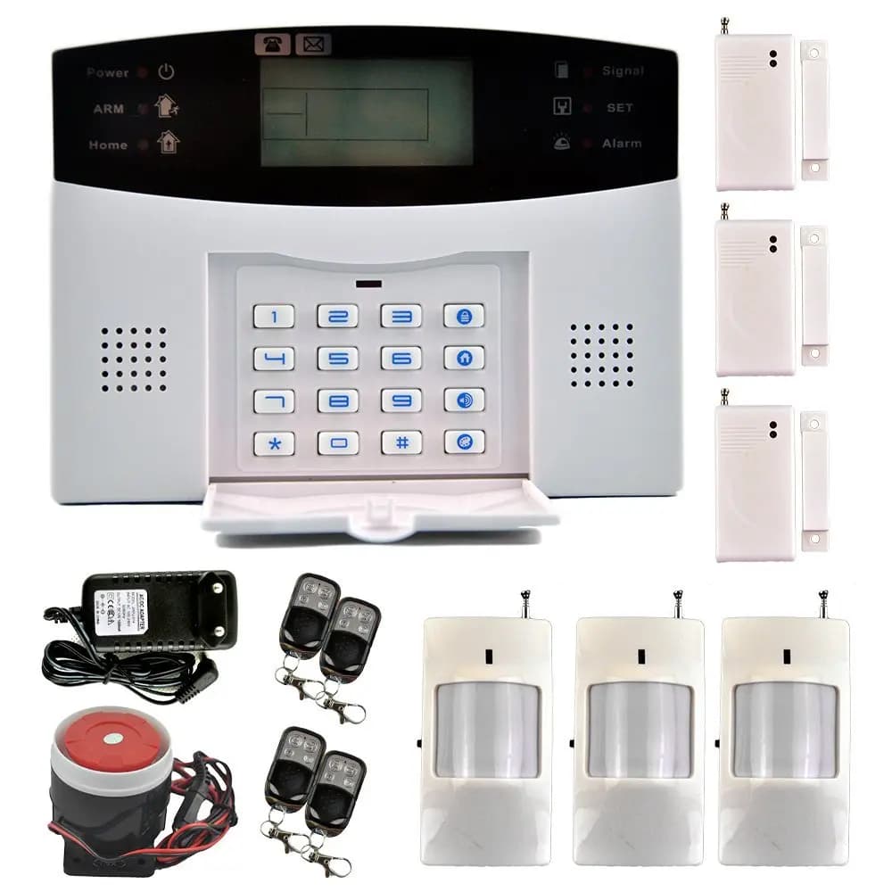 YobangSecurity Wireless Home Security Alarm System with Manual Voice Control and PIR Motion Sensor, GSM Capabilities