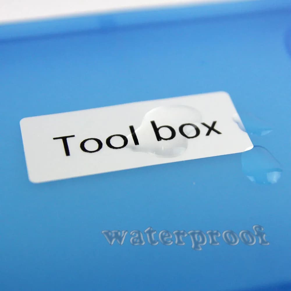 Customized White Name Stickers: Waterproof Labels for Stationery, Business Tags, and Children's Decals