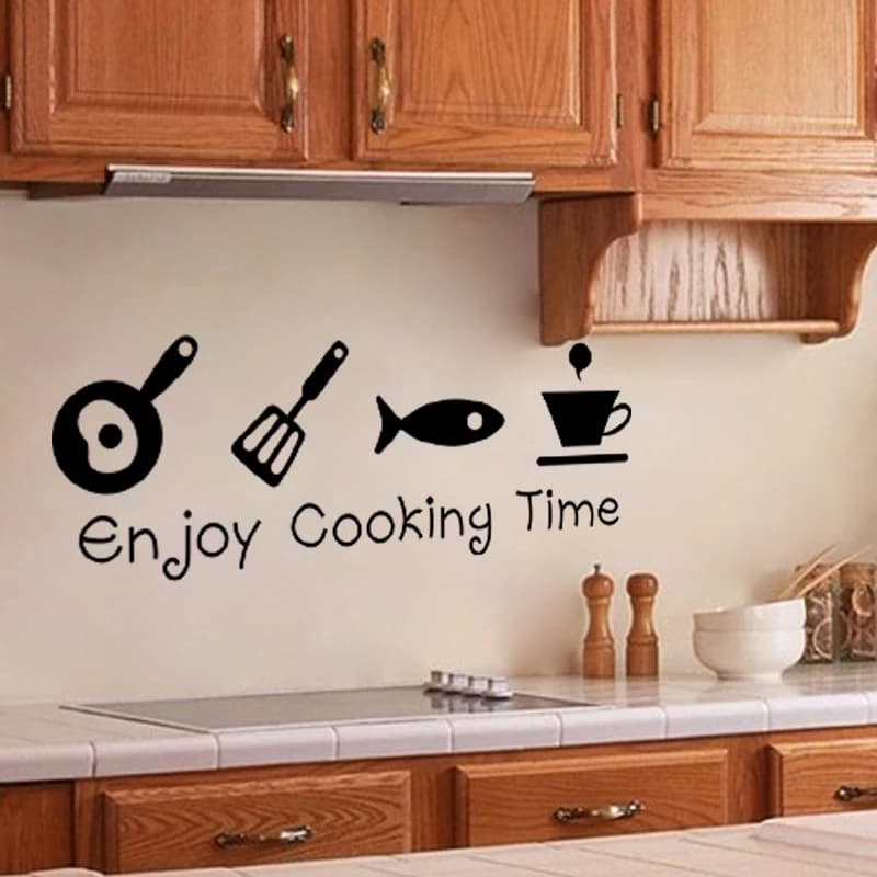 DIY Kitchen Wall Stickers for Home and Restaurant Decor - Creative 3D Wallpaper Wall Art