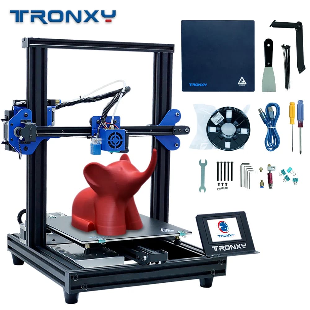Tronxy XY-2 Pro Upgraded 3D Printer with Fast Assembly, Auto Leveling, Power Filament Sensor, and 3.5'' Touch Screen