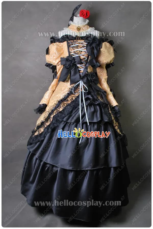 Vocaloid 2 Kagamine Rin Cosplay Dress - Daughter of Evil Costume H008