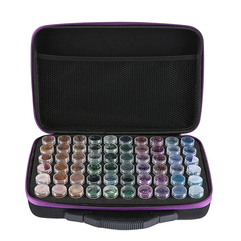 Diamond Painting Box 60 Bottles Collections Bag Storage Bag Tweezers