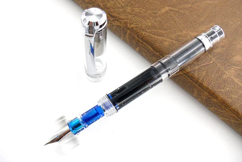 Wingsung 698 Fountain Pen - Transparent Piston Demonstrator