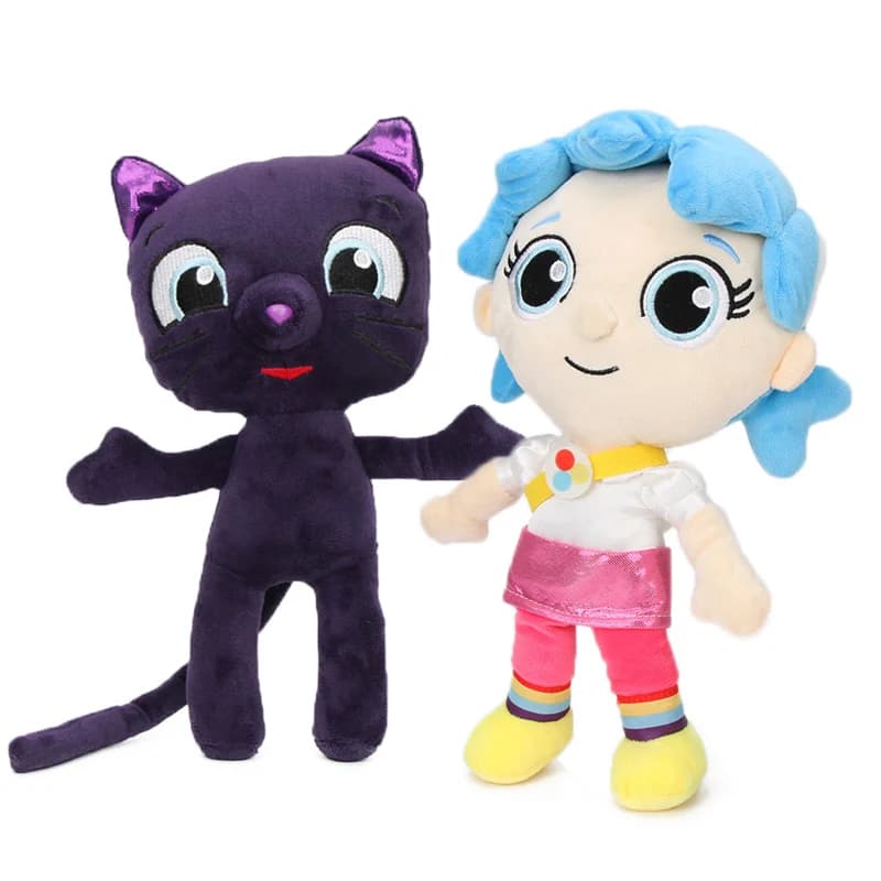 25cm True and the Rainbow Kingdom Plush Toys - Bartleby Cat Plush Toy, Grizelda Rainbow King Zee Soft Stuffed Doll, Christmas Gifts
