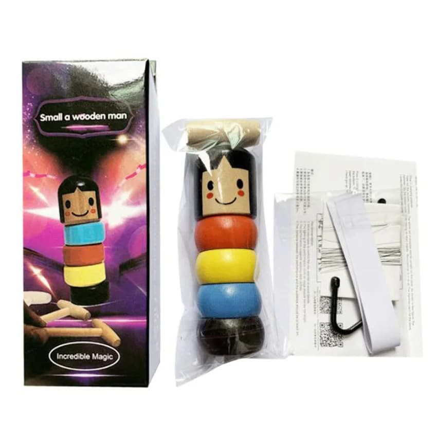 Funny Wooden Magic Toy - Daruma Mr. Immortal Toy for Kids - Child Gift - New Early Educational Set