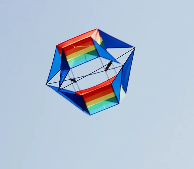 Angel Kites 3D Satellite Kite with Handle and Line - Perfect for Outdoor Toys, Kitesurfing, and Factory Fun