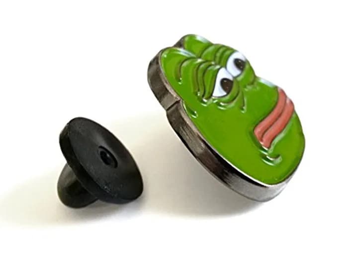 Pepe the Frog Lapel Pin - Expressing Sadness