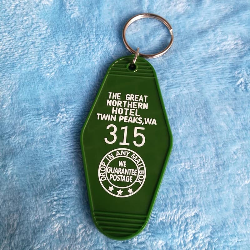Great Northern Hotel Room 315 Twin Peaks KeyTag Key Chain KeyRing