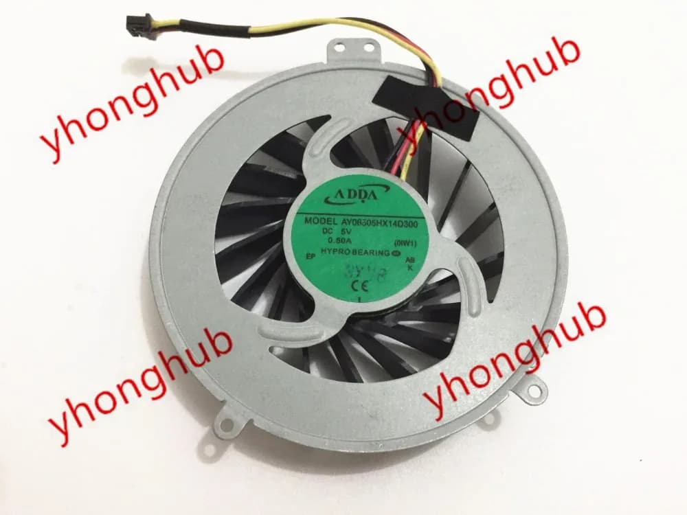 ADDA AY06505HX14D300 0IW1 Server Cooling Fan | DC 5V 0.50A 3-wire